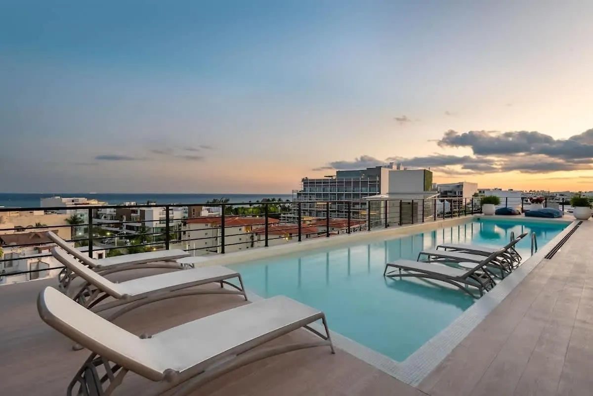 Luxury 2Br 2Ba Ocean View 200M From Beach Playa del Carmen Apartment